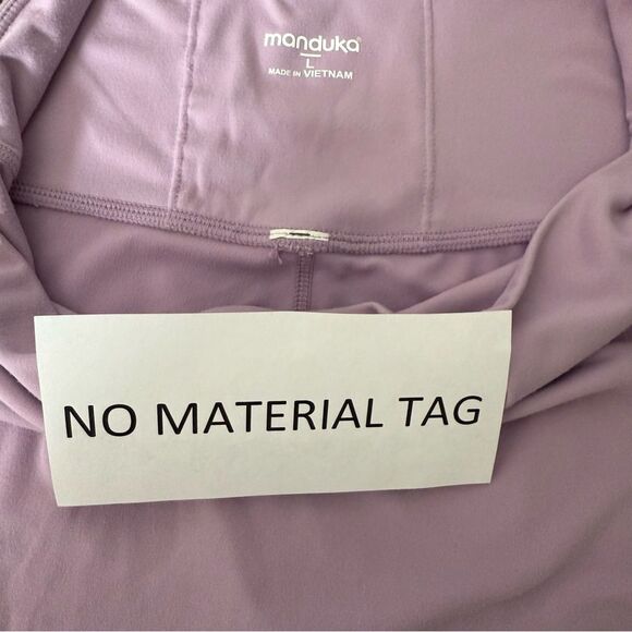 Manduka Leggings Womens Sz L Lilac Purple Pull On Gym Athletic Yoga Stretch - Picture 7 of 10